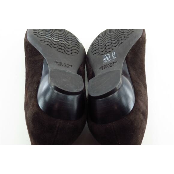 Geox Size 37.5 M Brown Round Toe Flats Leather Women - Picture 6 of 7